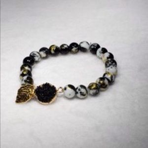 Homemade boho fashion stretchy bracelet